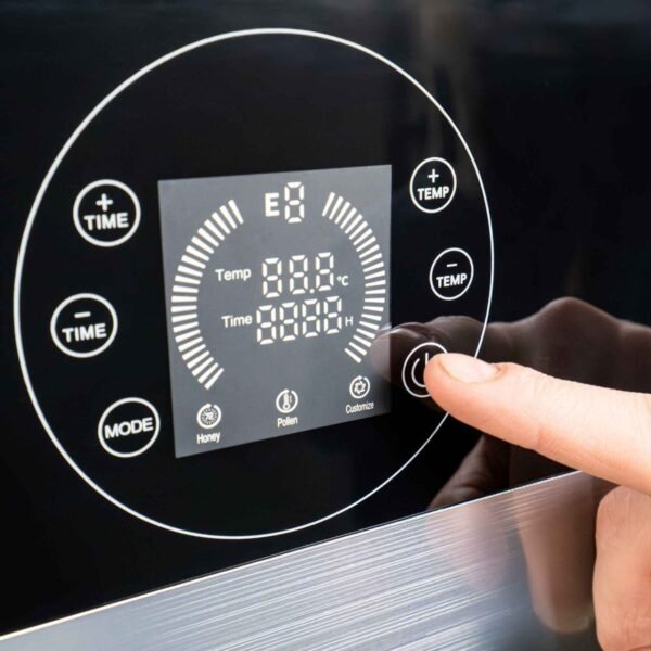 RuBee® Armadio riscaldante professionale "Grande" 500W in acciaio inox — H183xT490xB575 cm