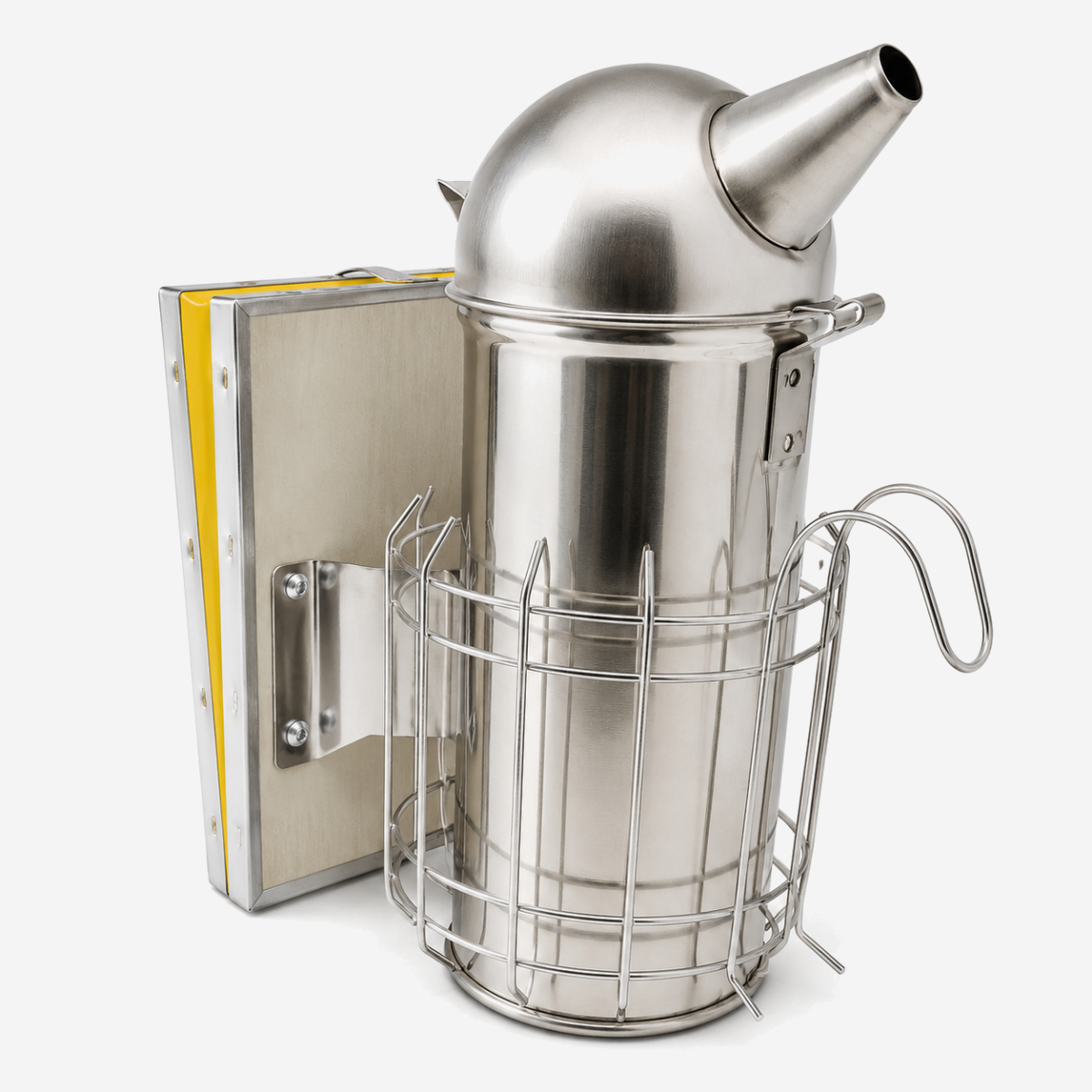 Affumicatore America In Acciaio inox - Altezza 300 Mm, Ø 100 Mm.