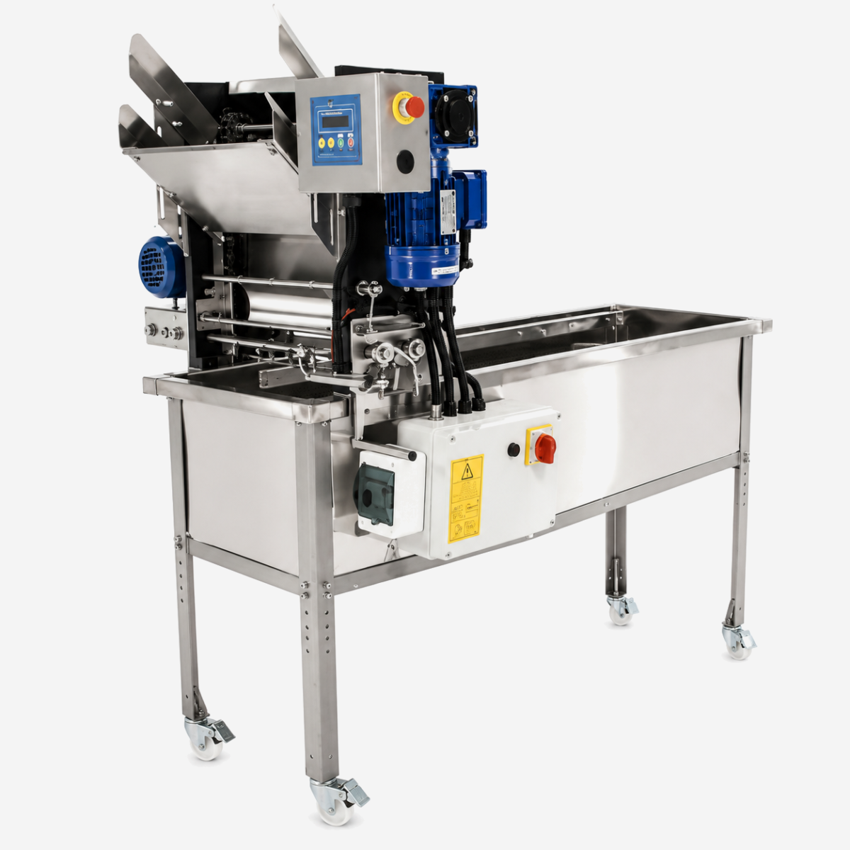 Disopercolatrice con alimentatore automatico, Monofase, lame riscaldate elettricamente, tavolo 1500 mm, Dadant – CLASSIC