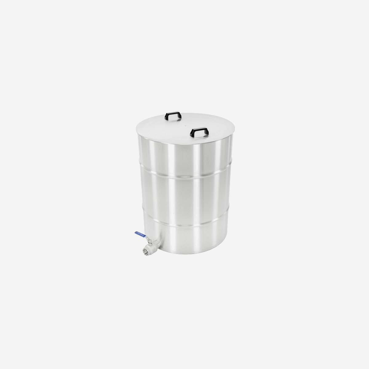 Maturatore in Acciaio inox da 500 kg con rubinetto a sfera Acciaio inox da 2"