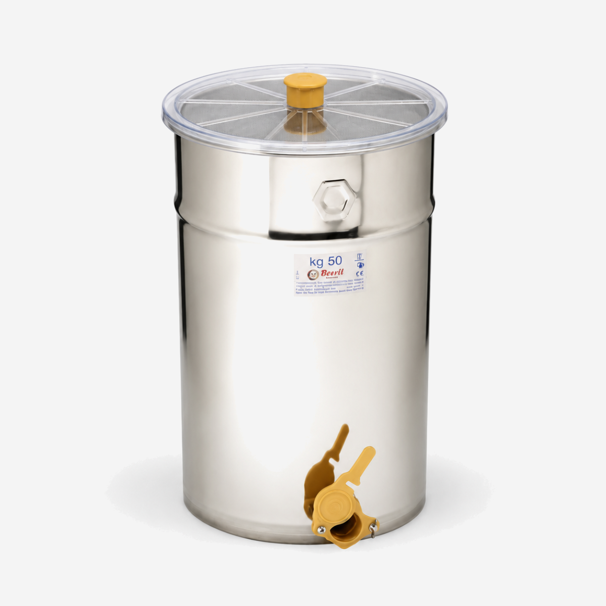 Maturatore Acciaio inox capienza Kg. 50 - coperchio in policarbonato