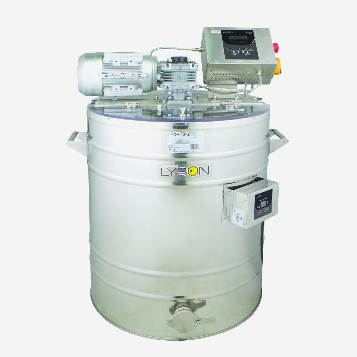 Miscelatore Riscaldato / Decristallizzatore Miele, 100 L / ~140 kg (Monofase), con regolatore automatico – PREMIUM
