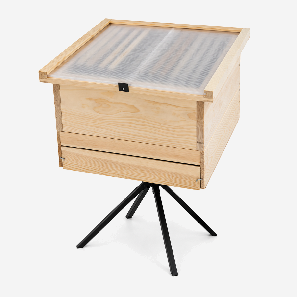 Rialzo JUMBO per sceratrice solare (12 telaini Dadant, 57,5 x 64 x 20 cm)