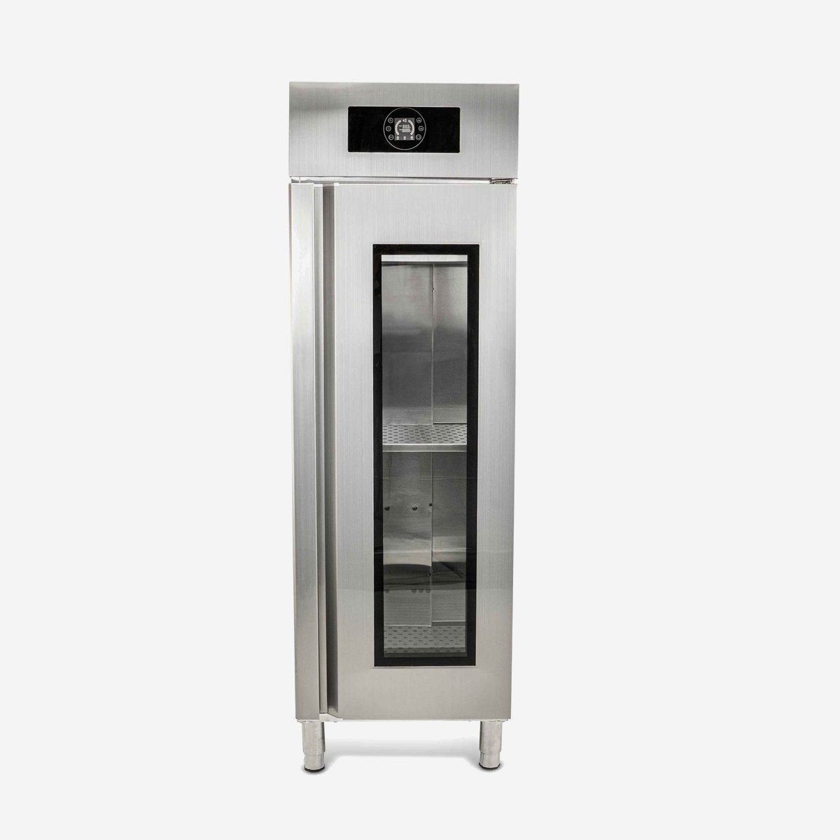 RuBee® Armadio riscaldante professionale "Grande" 500W in Acciaio inox — H183xT490xB575 cm