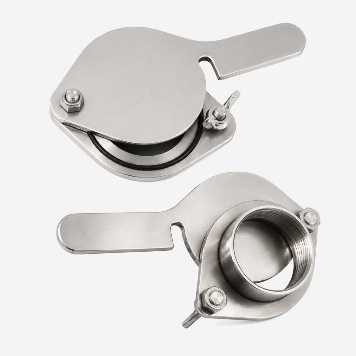 Rubinetto a taglio 6/4” Acciaio inox (filettatura esterna)
