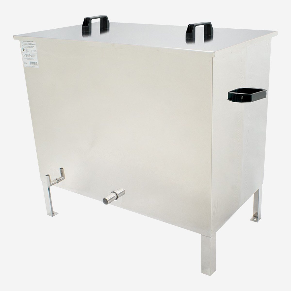 Sceratrice a vapore grande Acciaio inox, con fornello
