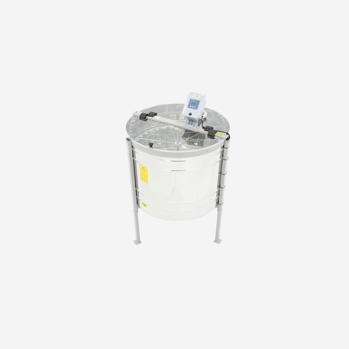 Smielatore radiale 30 favi Dadant 1/2, Ø800 mm, alimentazione 12V – MINIMA
