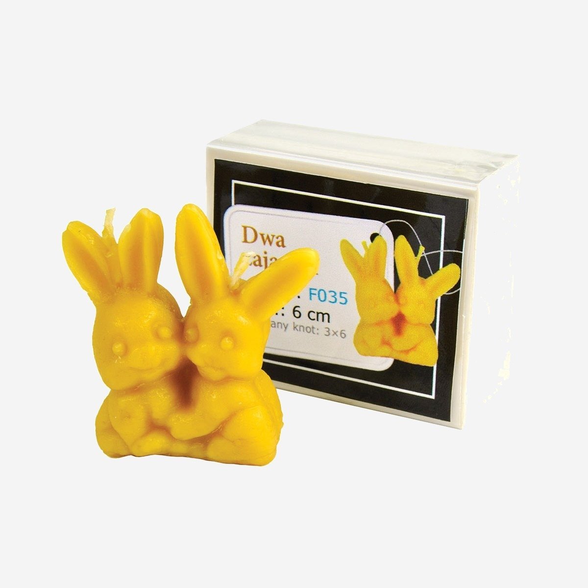 Stampo in silicone - Due coniglietti (6 cm)