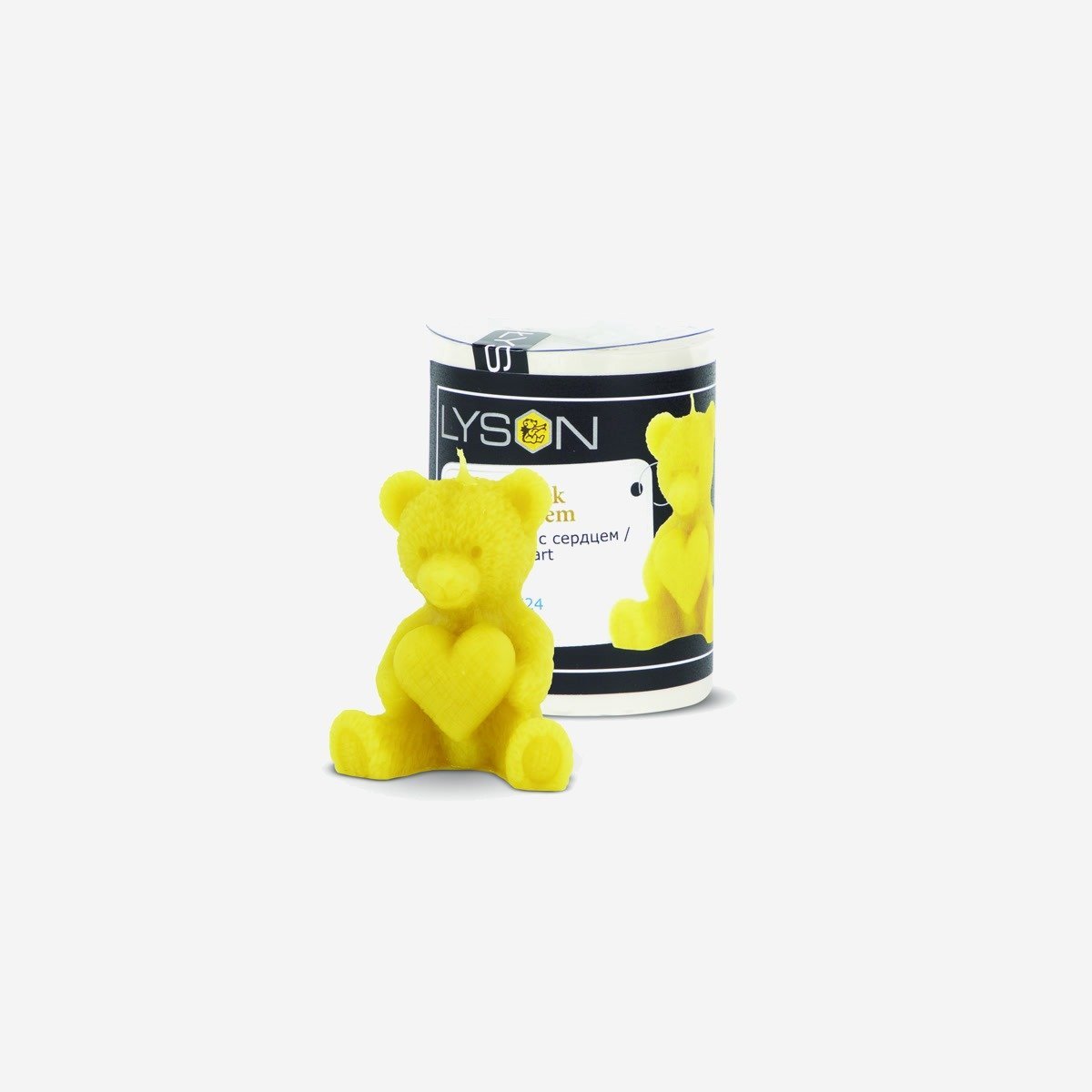 Stampo in silicone - Orsetto con cuore