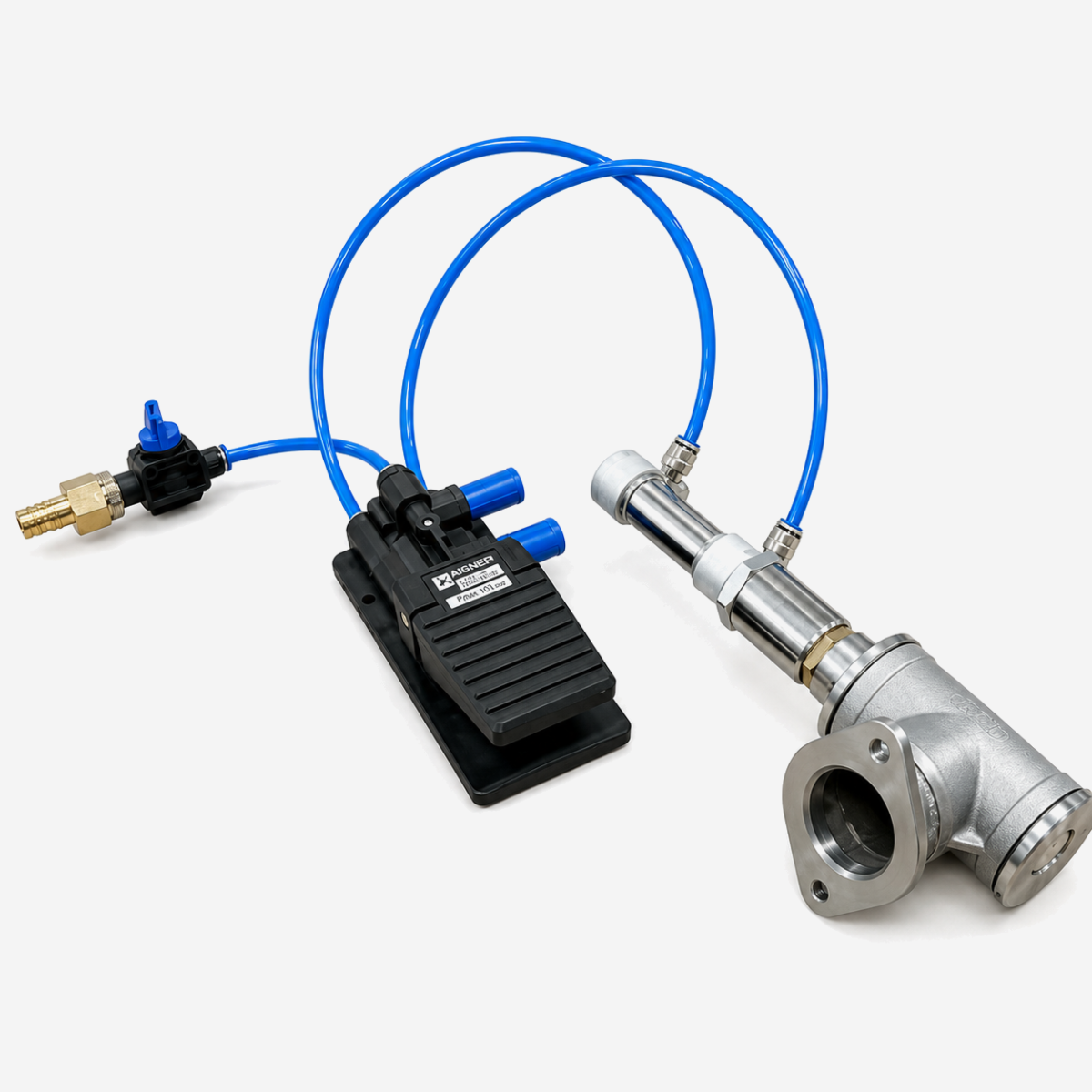 Valvola dosatrice pneumatica in Acciaio inox da 5/4 e 6/4" per maturatore in Acciaio inox da 30-70 L Lyson