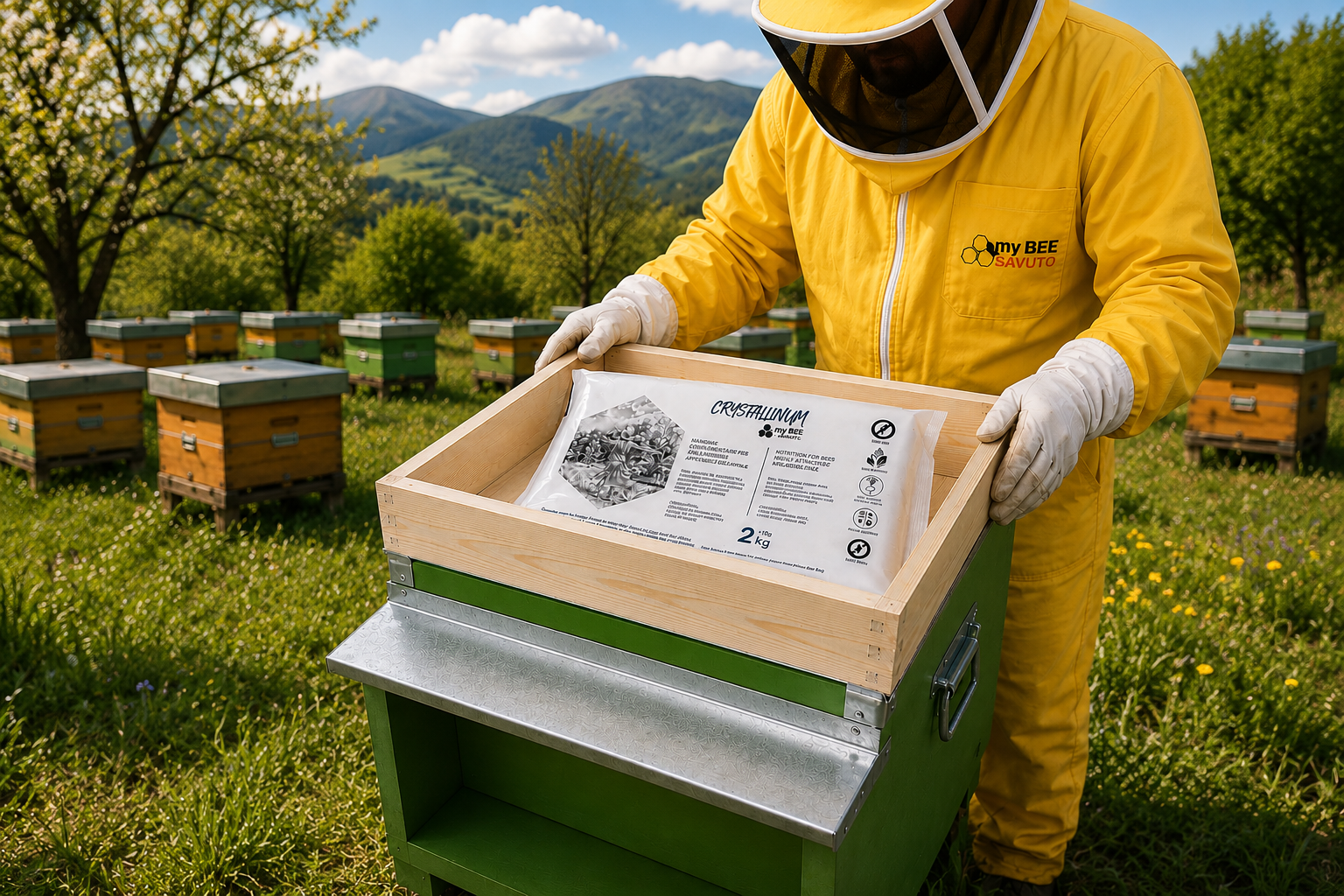 Apicoltura a marzo: controllo dell’arnia e alimentazione delle api con candito