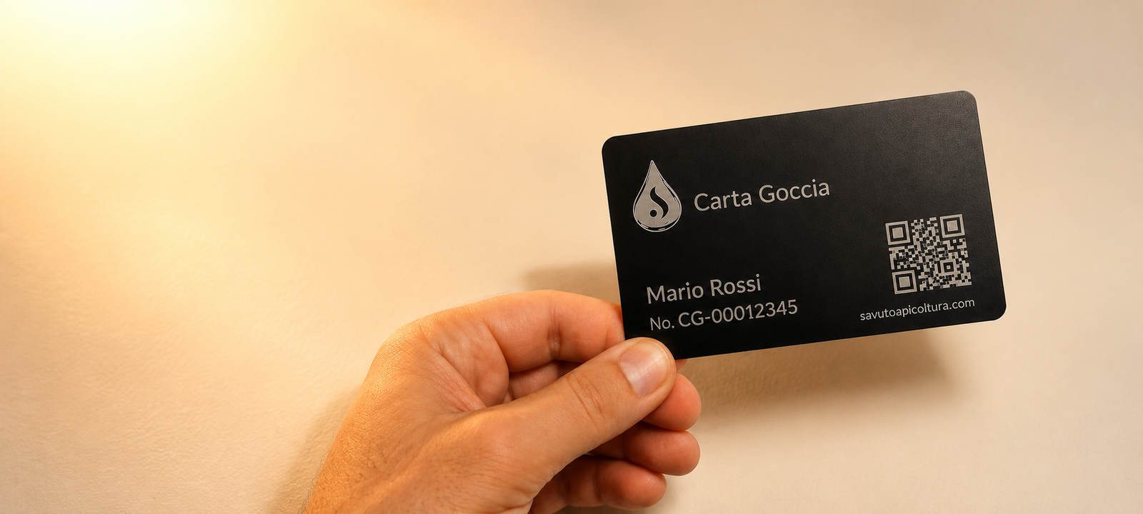 Carta Goccia — la carta fedeltà Savuto Apicoltura