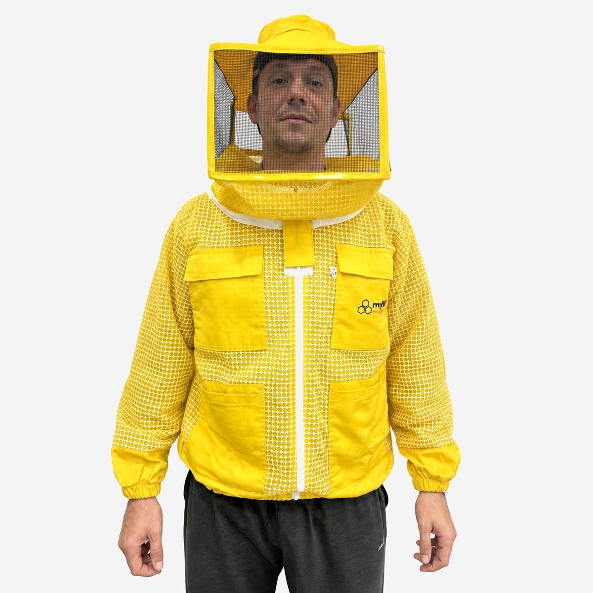 Camiciotto Ventilato Maschera Quadra Giallo