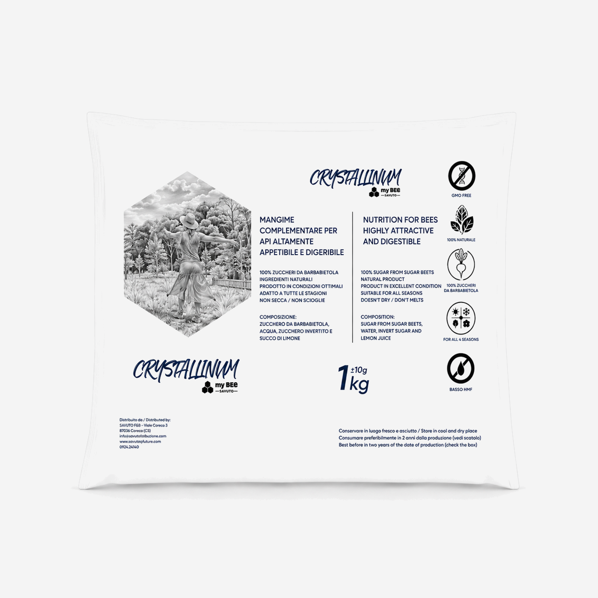 Candito Crystallinum by Savuto – 20 kg ( 1kg×20 buste)