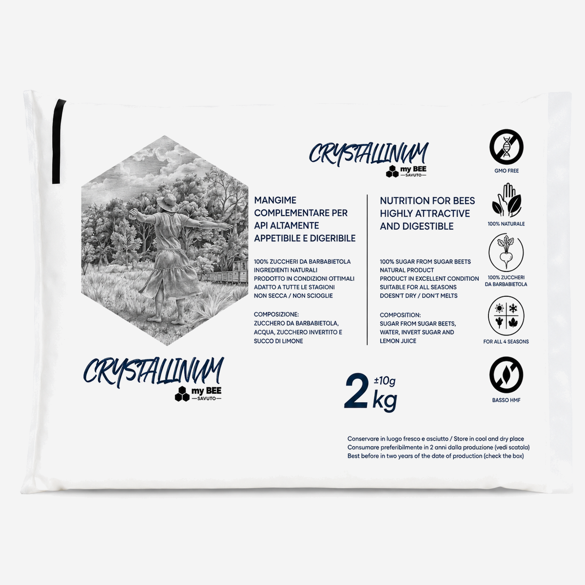 Candito Crystallinum by Savuto – 20 kg ( 2kg×10 buste)