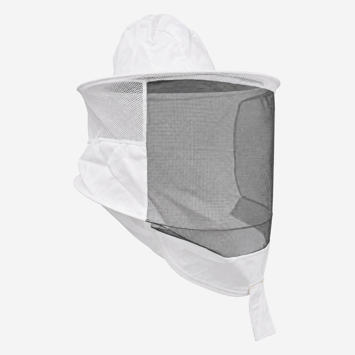 Maschera Ricambio Tonda Tuta Singola Zip Bianca