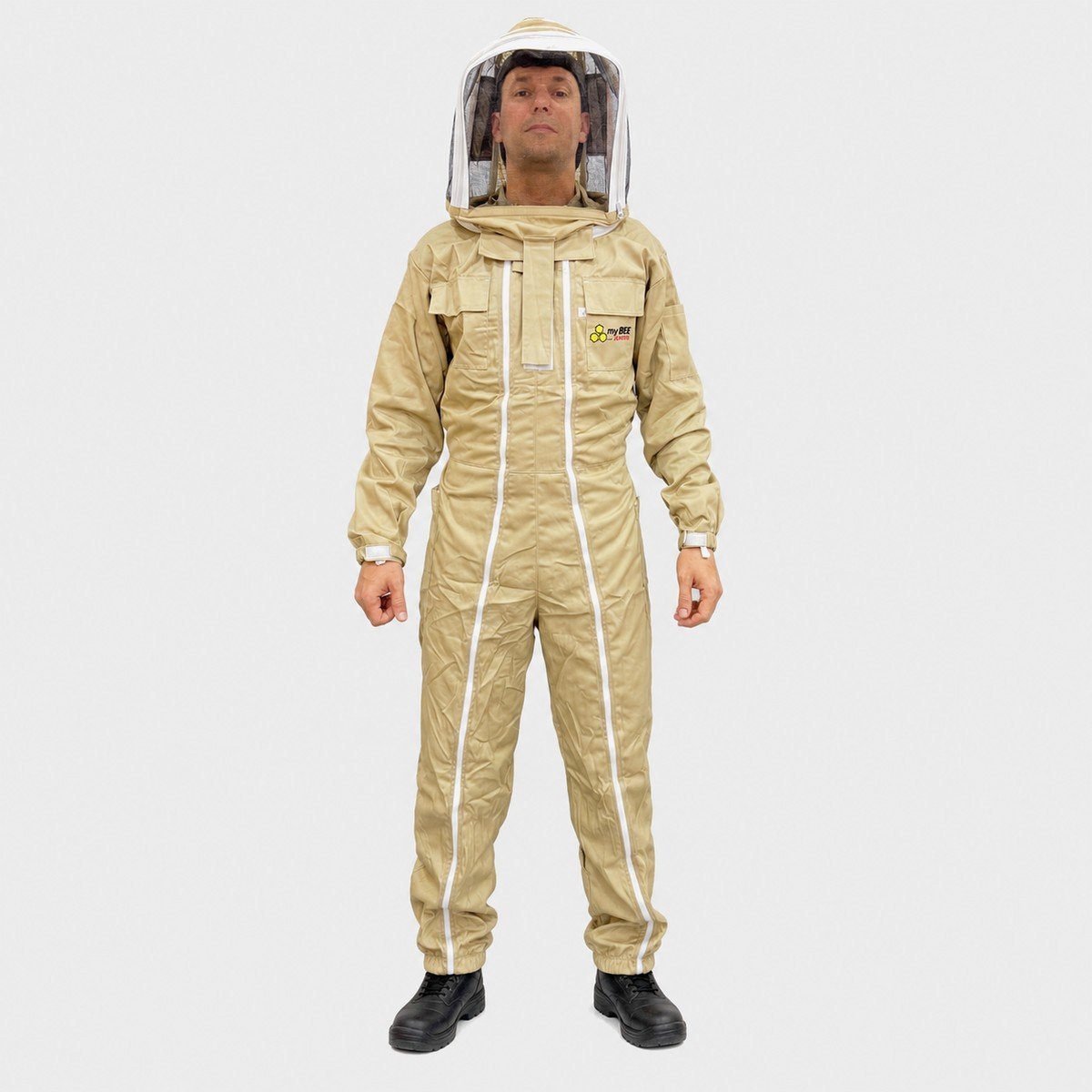 Tuta Completa Premium Doppia Zip Astro Beige