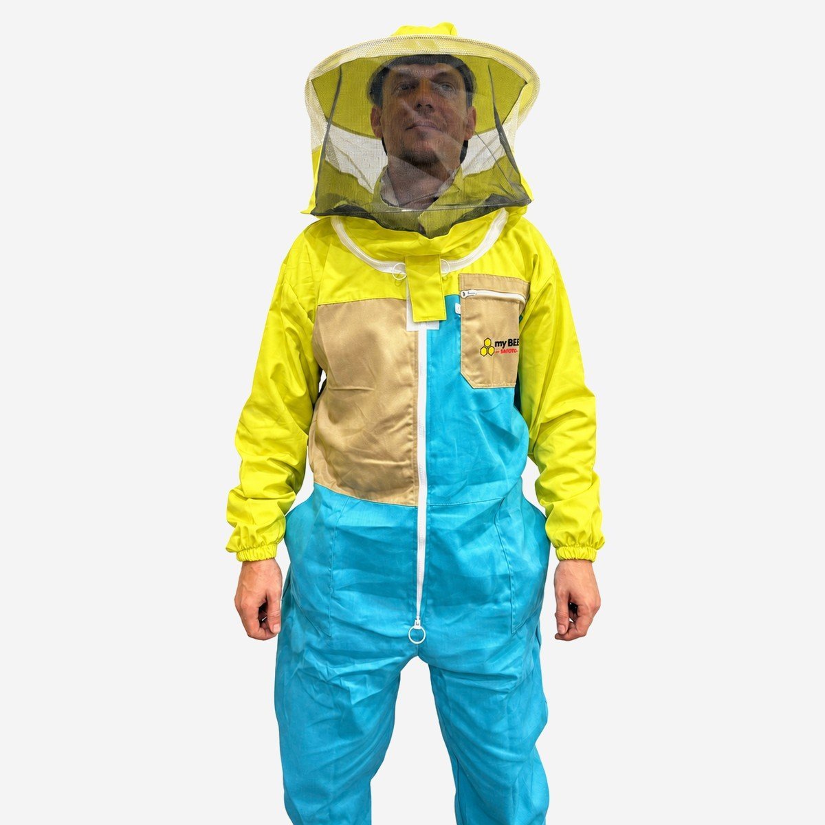Tuta Completa Azzurro/Giallo Tonda