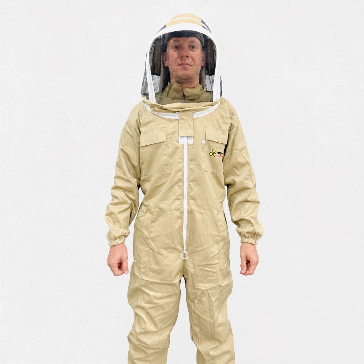 Tuta Completa Singola Zip Astro Beige