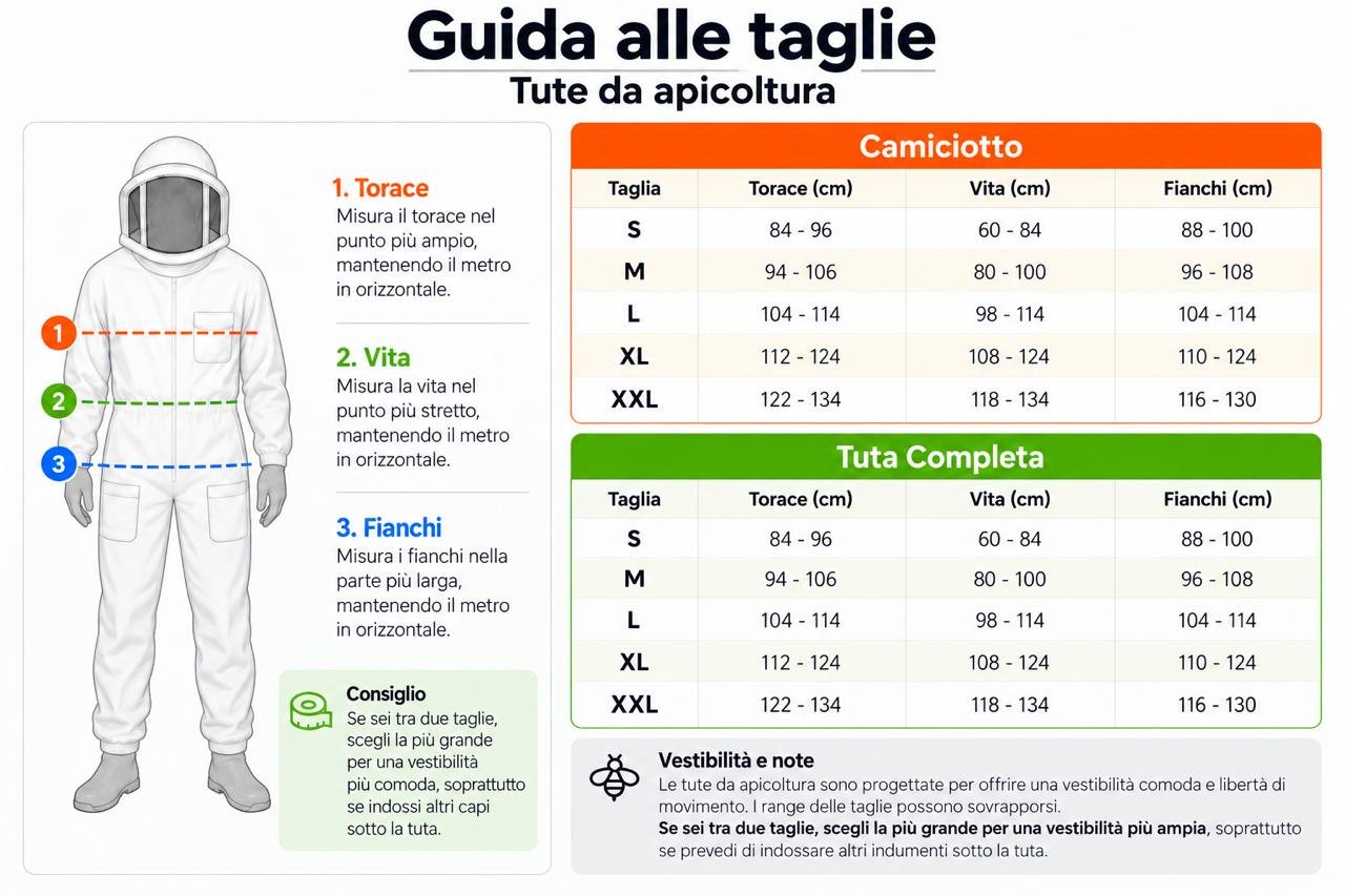 Guida alle taglie