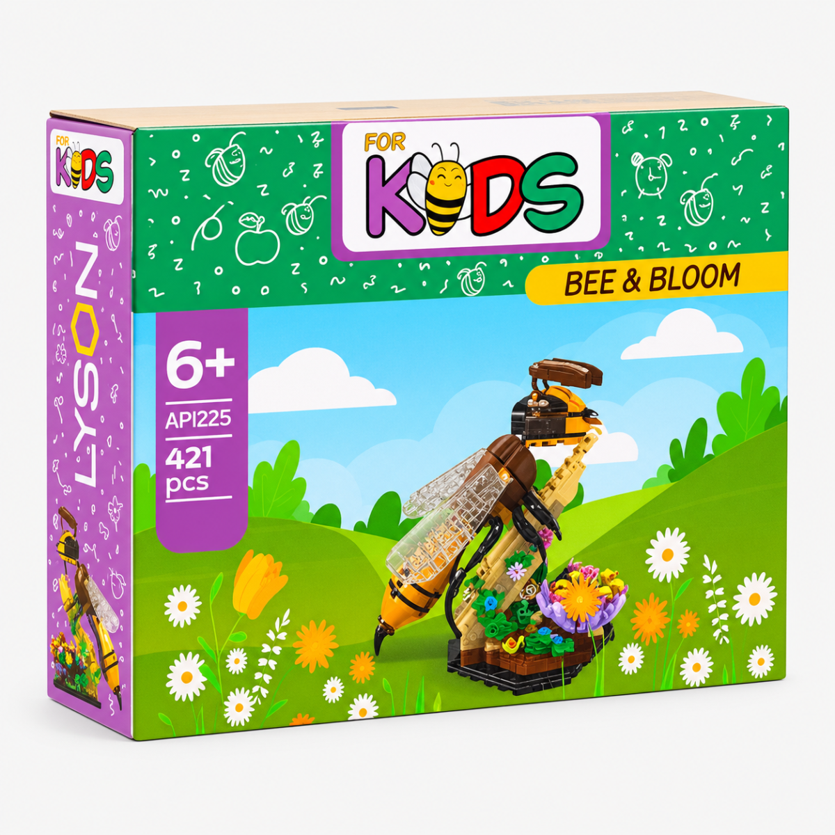 Ape e Mini Prato – Set di costruzioni 422 pezzi Lyson