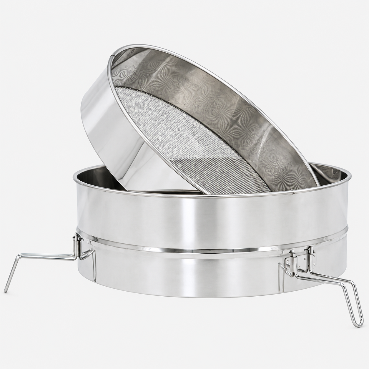 filtro-saf-natura-SN_40:A-1 Doppio Filtro per Miele in Acciaio Inox Ø468 mm – per Maturatori 200–400 kg - immagine 1