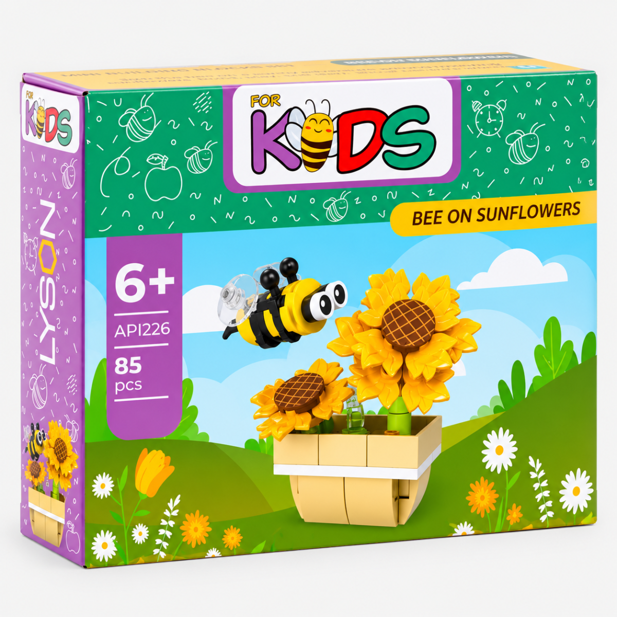 Ape sui Girasoli – Set di Costruzioni Educativo 85 Pezzi