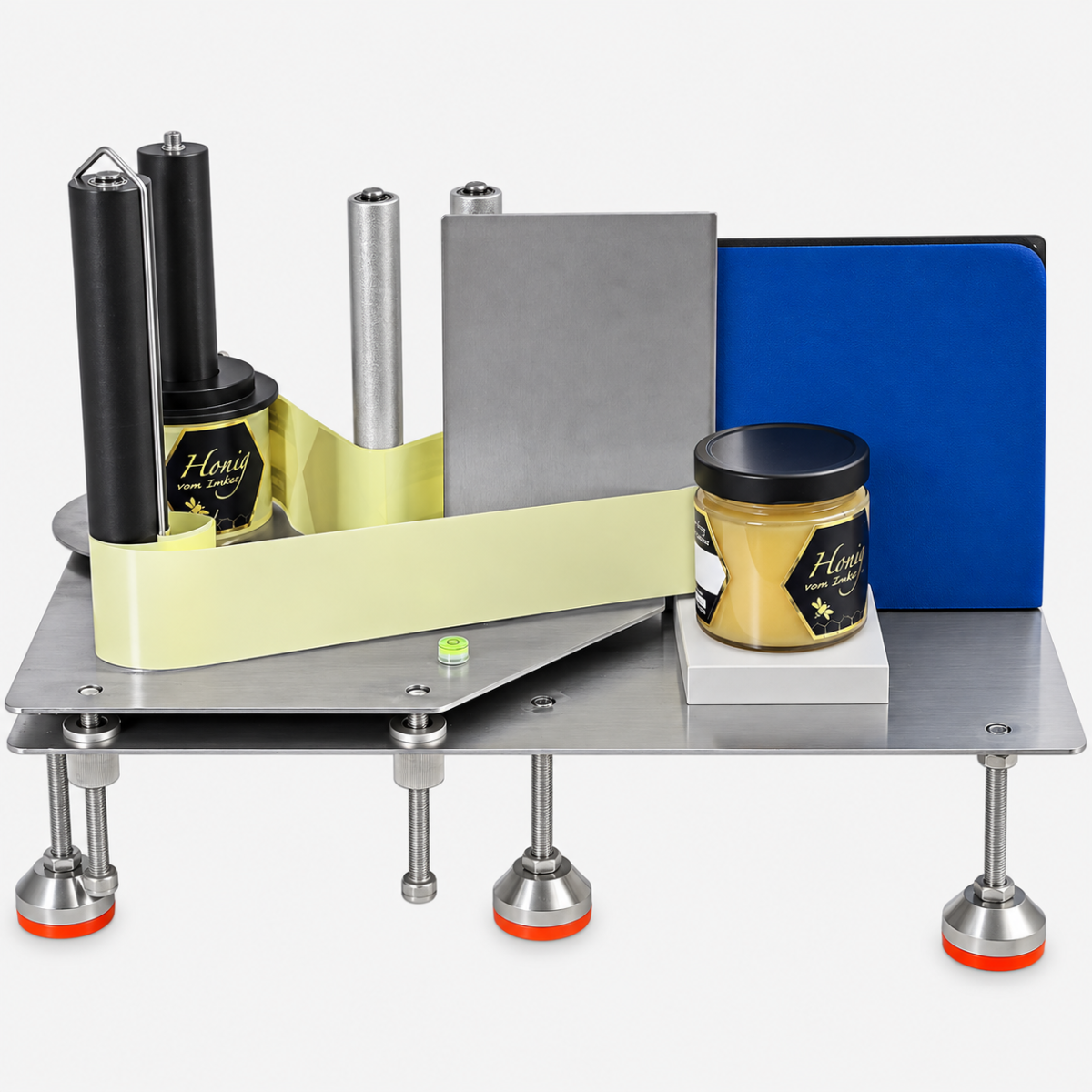 Etichettatrice Manuale FillOmat® per Vasetti e Bottiglie Ø15–120 mm
