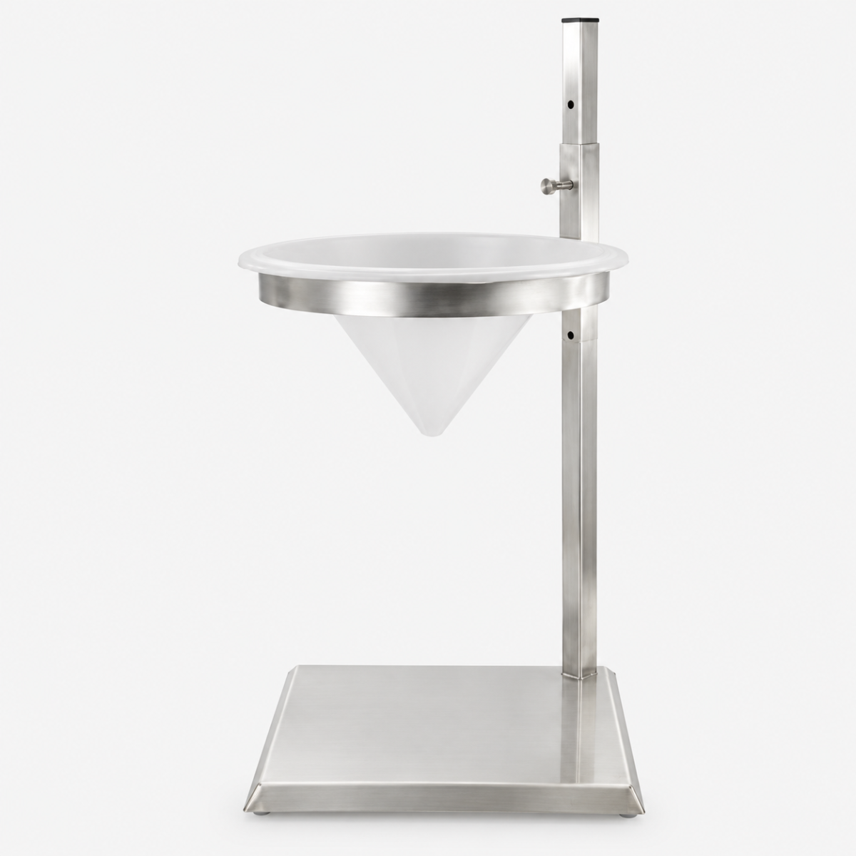 Supporto Regolabile in Acciaio Inox per Filtri Miele Ø400–450 mm